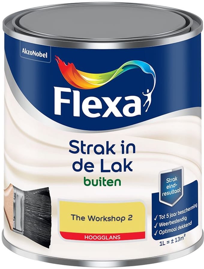 Flexa - Strak In De Lak Buitenlak Hoogglans - The Workshop 2 - Mengverf - 1 L