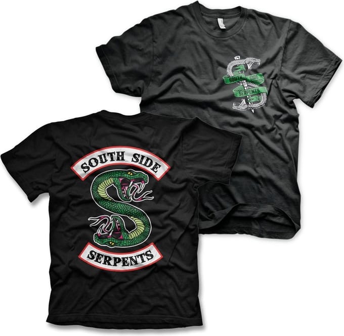 Riverdale South Side Serpents T-shirt Zwart