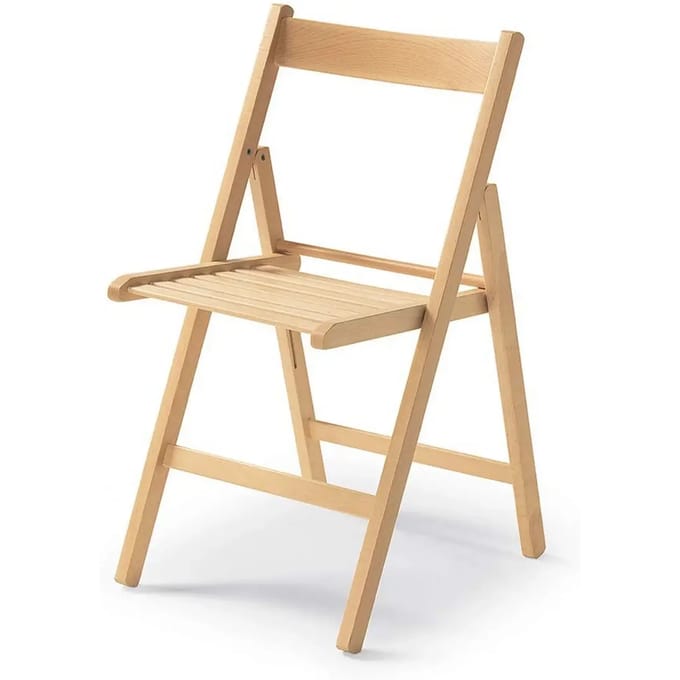 Vouwbare Stoel Hout Bruin (79 x 42,5 x 47,5 cm)