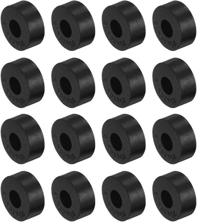 Allecto - Rubberen spacers - Anti-vibratie-isolatiepads - Duurzaam