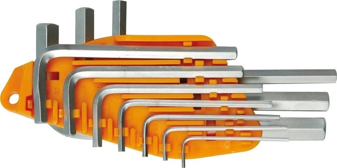 Vorel Inbussleutelset 10 delig 1,5-10mm Cr-V