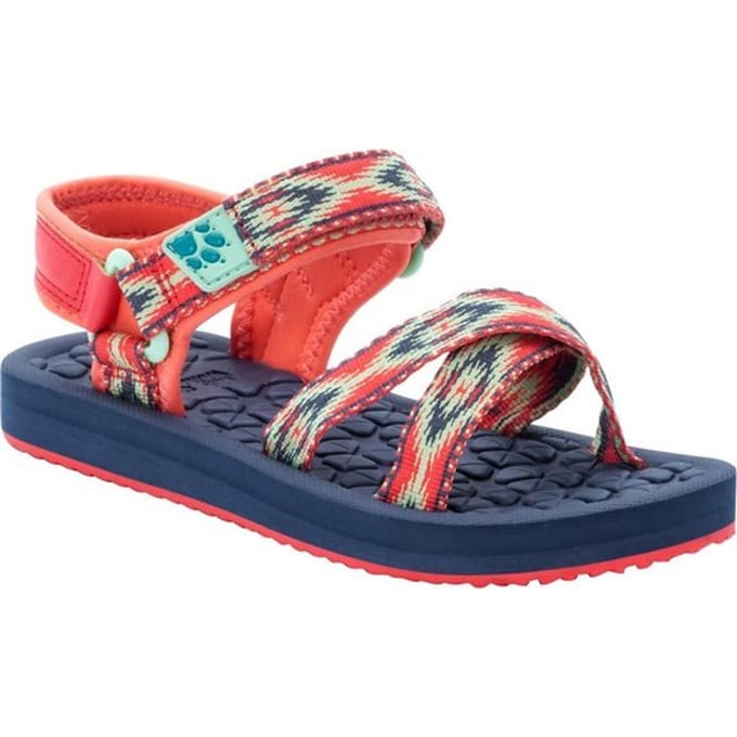 Jack Wolfskin Zulu Sandalen Kids - Red / Blue - Maat 34