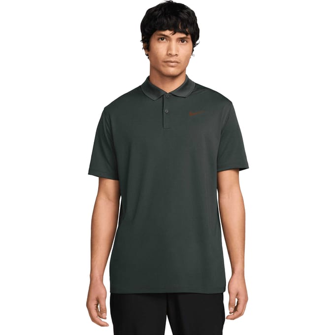 Nike Heren Victory Solid Poloshirt (Bosnacht/Olijfgroen)