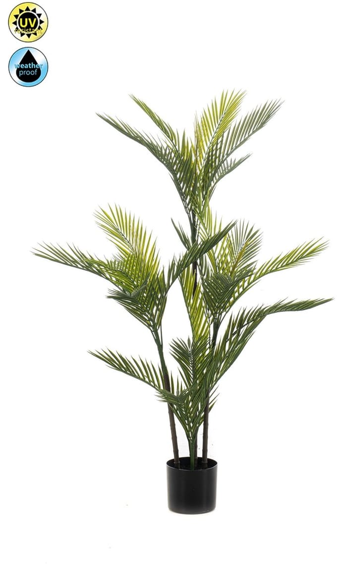 Emerald - Kunstplant Palm UV 120cm - Kunstplant voor binnen