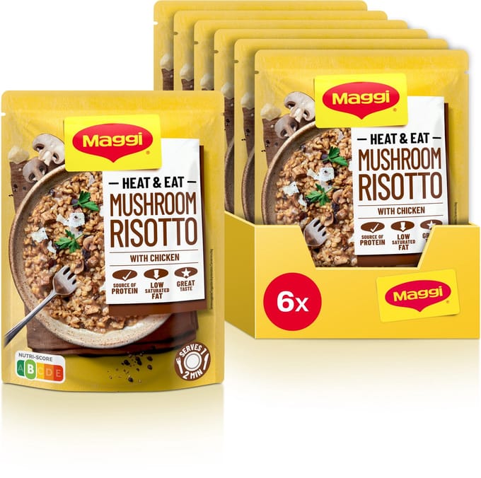 MAGGI Heat&Eat Risotto with mushroom 6x280g
