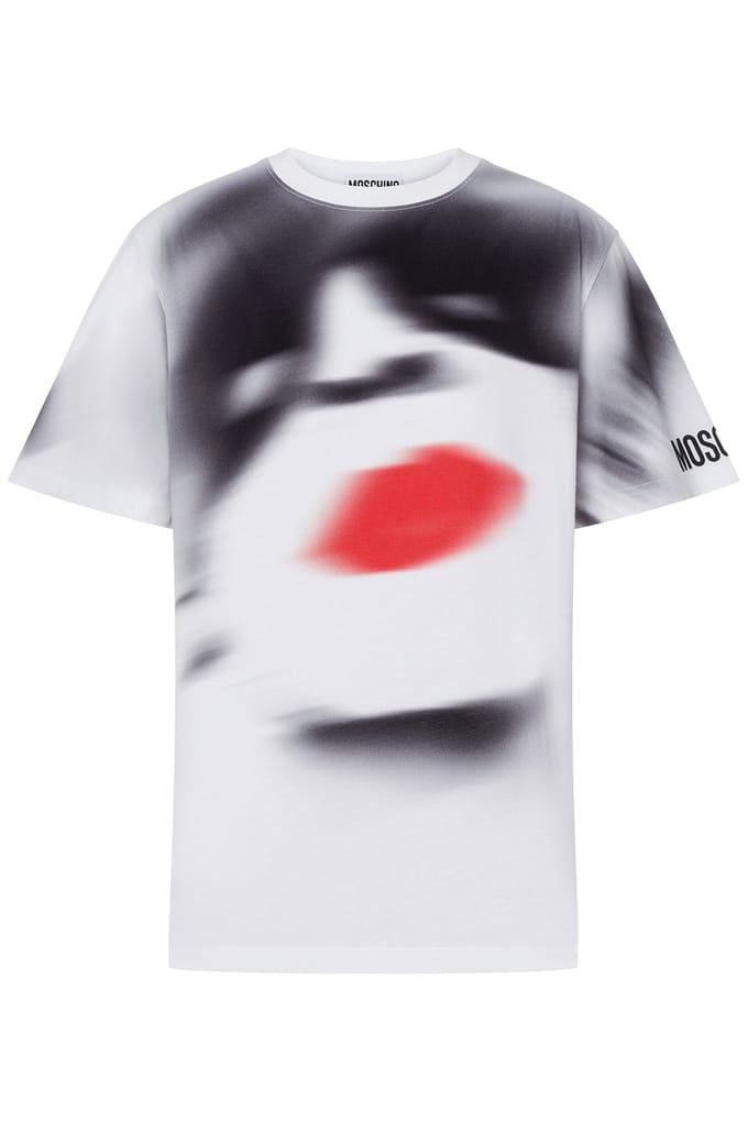 Moschino T-shirt With Print White Taglia: M | Maglie Sportivi Outlet | Donna | Bianco