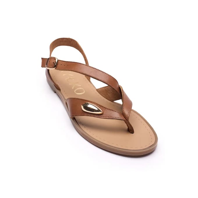 Echte leren sandalen dames Ryłko