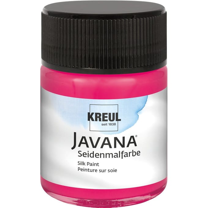 KREUL Javana Zijdeverf, 50 ml - Wijnrood