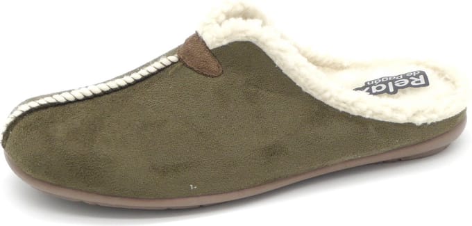 Relax Dames Pantoffel Muil - W23-06-6 Groen - Maat 41