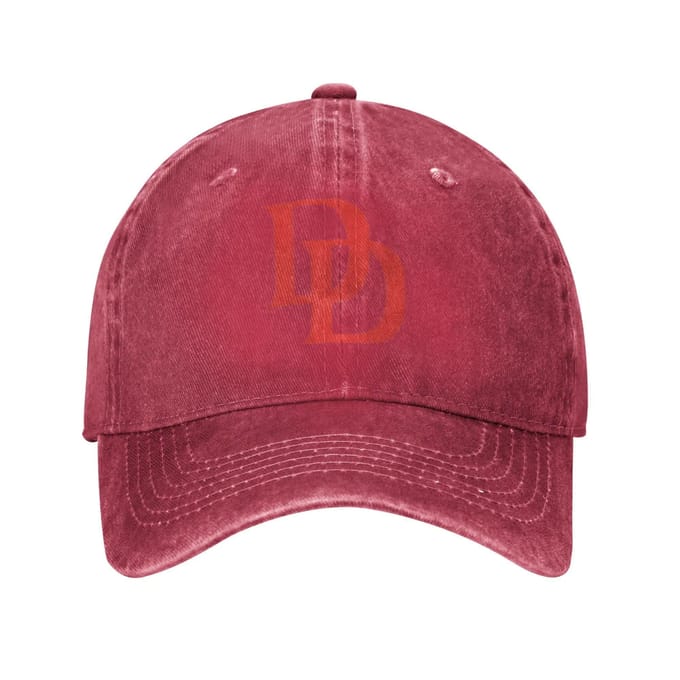 Baseballpet Daredevils Zomer Y2K Grappige Truckerpet Logo Dames Heren Buitensporten Baseballpetten Mode Adjustable pink