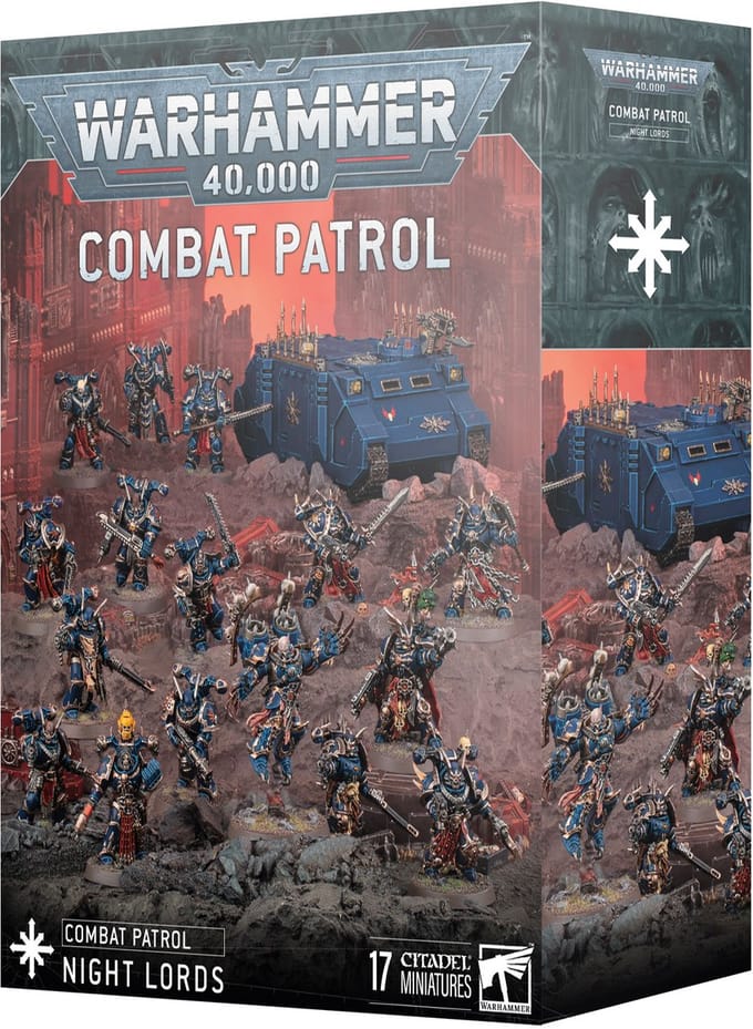 Boîte d'armée Games Workshop Warhammer 40k - Patrouille SMC Night Lords