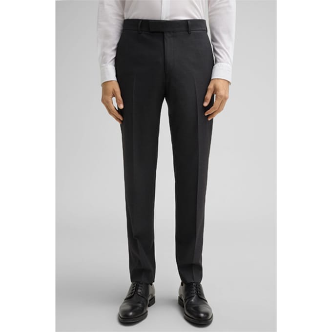 Slim fit pantalon met persplooien, model 'Melwin'