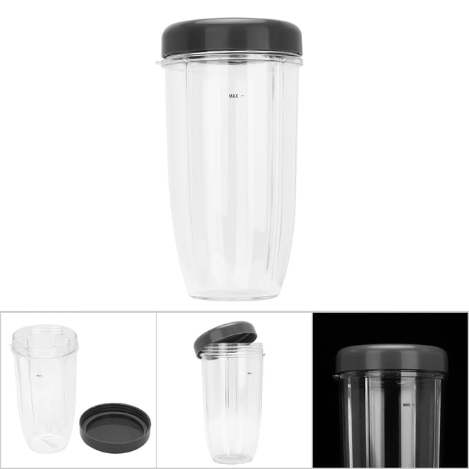 Blenderonderdelenset met deksel voor de Nutri Bullet 900W blender (32oz) white
