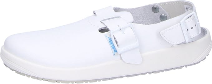 Abeba Werk schoenen Rubber werksandalen – leer, Src, Sanitsclog