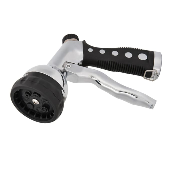 Multifunctioneel Waterpistool Slangmondstuk Hogedruk Tuin Sproeier Auto Wasgereedschap gray