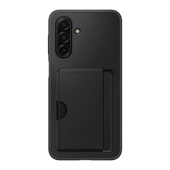 Samsung Samsung Card Slot Case Galaxy A17 black Case Samsung Galaxy A17 4G, Galaxy A17 5G Transparant