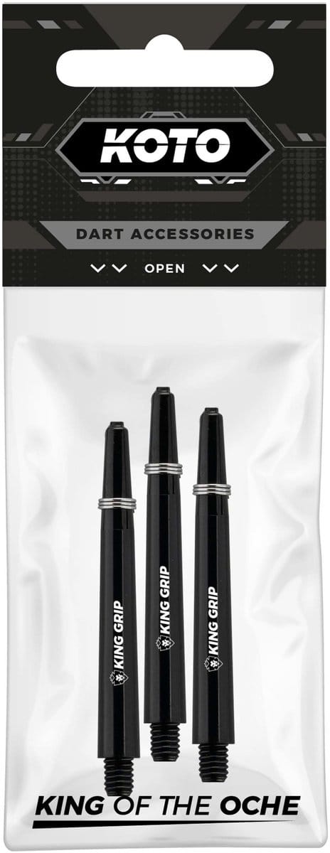 KOTO King Grip Black - Dart Shafts Medium