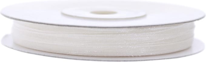 Chiffon Lint Wit 3mm 50m