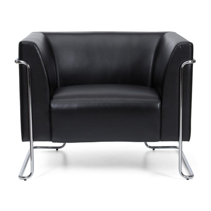 CURACAO | 1-Zits - Gestoffeerde fauteuil Zwart