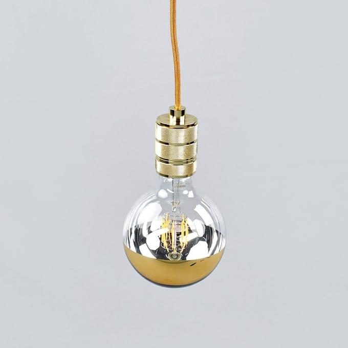 SEGULA LED kopspiegellamp E27 7W goud