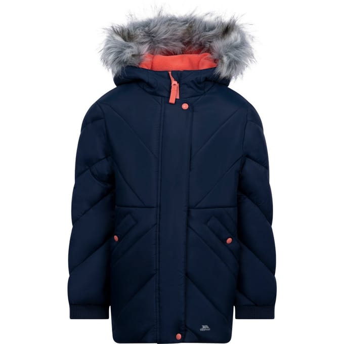 Trespass Meisjes Buntee Jas (Marine)