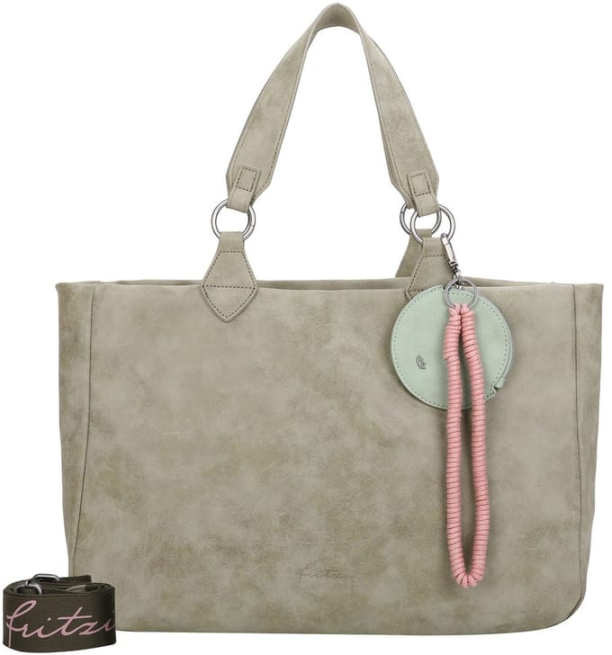 Fritzi aus Preußen Schoudertas Izzy Vintage Shoulder Bag Moss Kaki