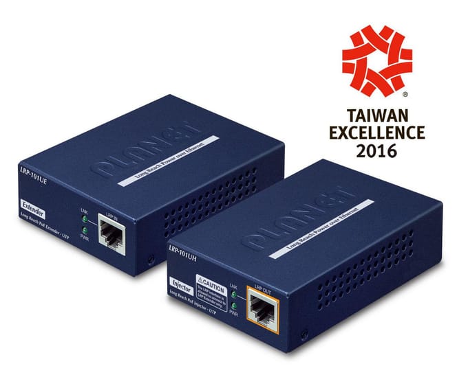 PLANET 1-Port Long Reach PoE over UTP Extender Kit