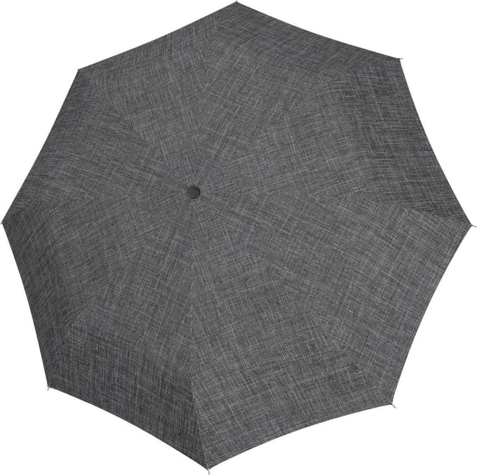 Reisenthel Umbrella Pocket Duomatic Opvouwbare Paraplu - ø 97 cm - Twist Silver Grijs