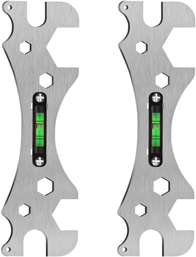 2x Badkamersleutel Set: Universele Douche- en Kraansleutel voor 8 t/m 24mm Zeskant Schroeven