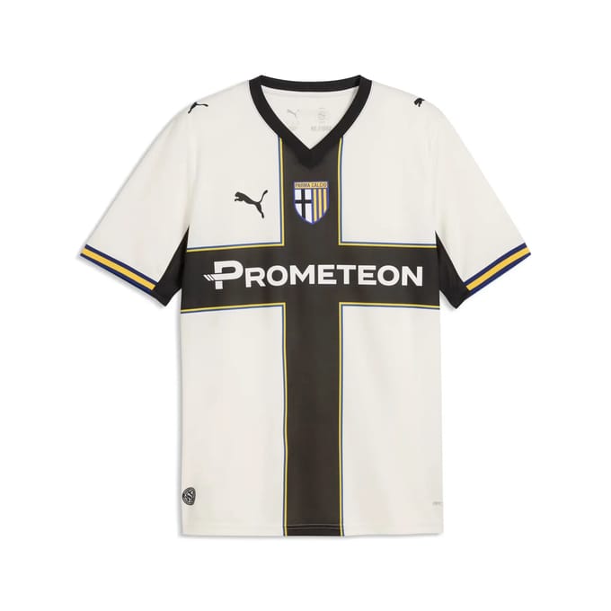 Puma Parma Calcio 1913 Thuis T-shirt Met Korte Mouwen Wit M Man