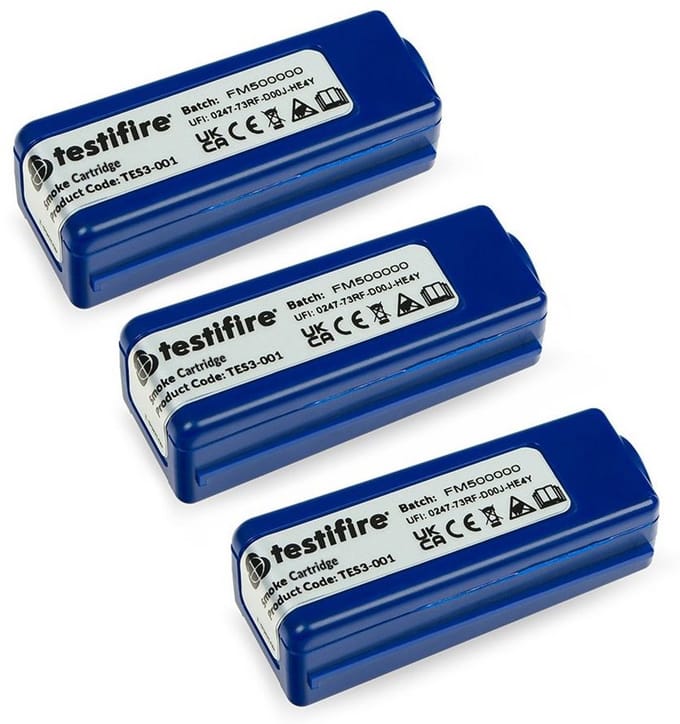 Testifire TES3-001 3-pack Rook Capsules - Xtr2 Vervangingscapsules - TES3-3pack-001