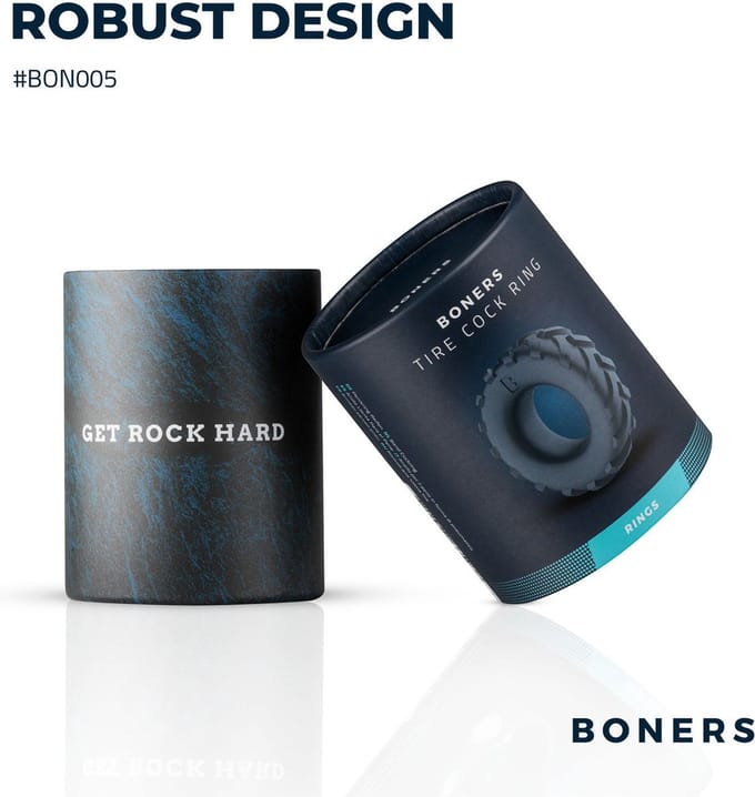 Boners Band Cockring - Grijs