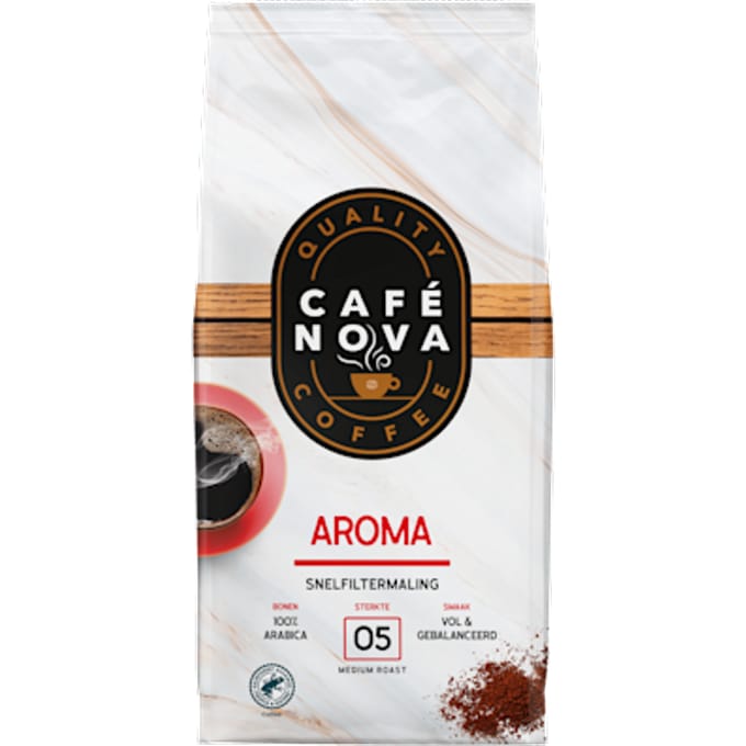 Cafe Nova rood label snelfilterkoffie - 500 g
