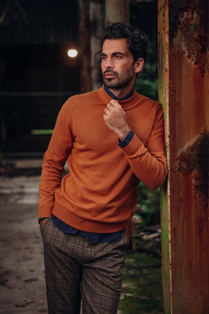 Tresanti SAINT Stretch turtleneck Orange (TRKWHE046 - 507)