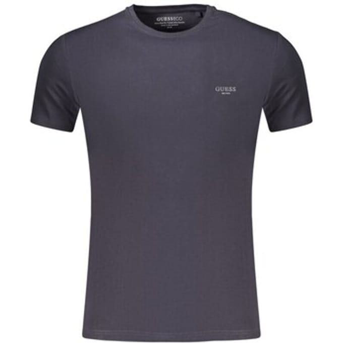 Guess Jeans Blauwe Katoenen T-Shirt voor Mannen