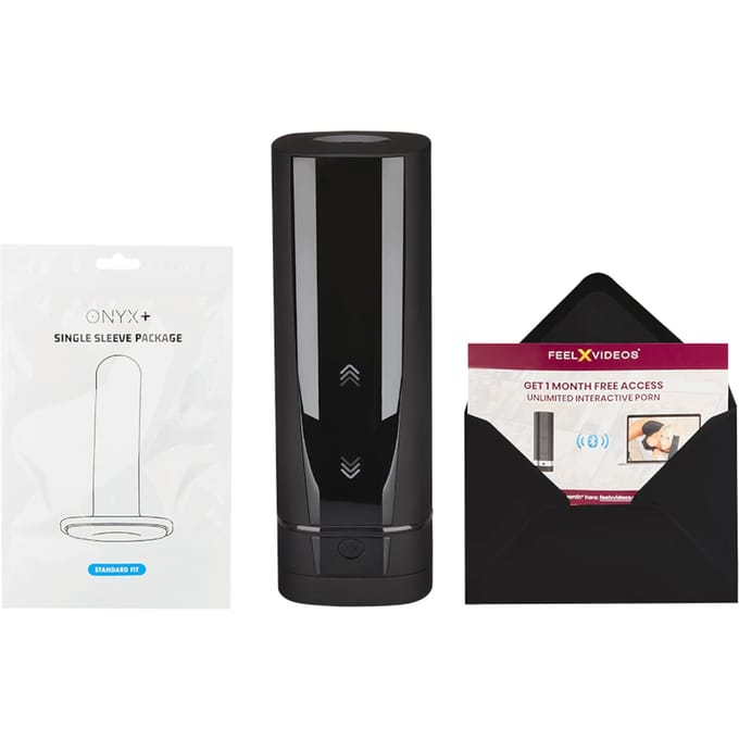 Kiiroo - Onyx+ Teledildonic Interactieve Masturbator - Zwart