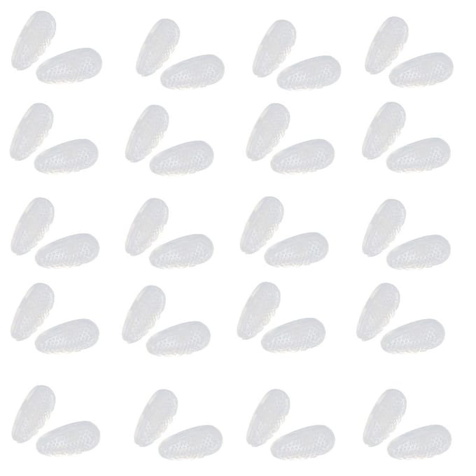 20 paar siliconen antislip-neuspads voor brillen