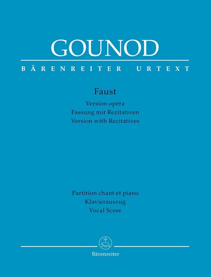Klavierauszug Faust Opera in Vijf Akten Urtexteditie