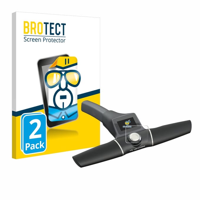 BROTECT - Screenprotector voor Motocaddy S1 DHC Electric Trolley - Folie Beschermfolie transparant 2 Stuks