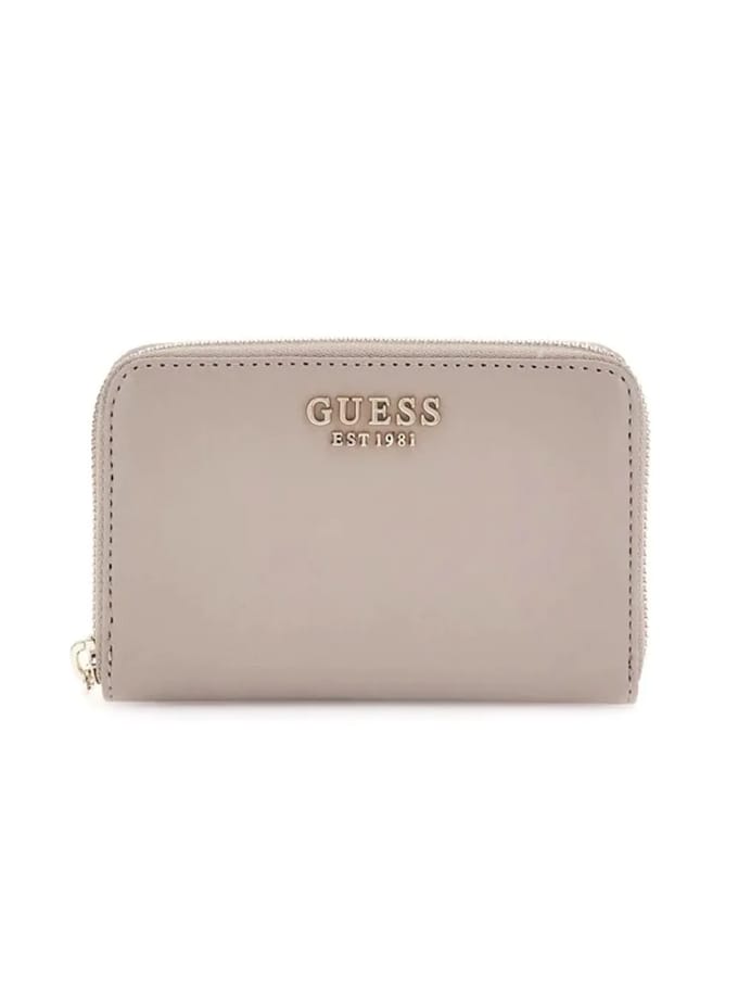 GUESS Portemonnee Laurel Zip Around Wallet Dark Taupe