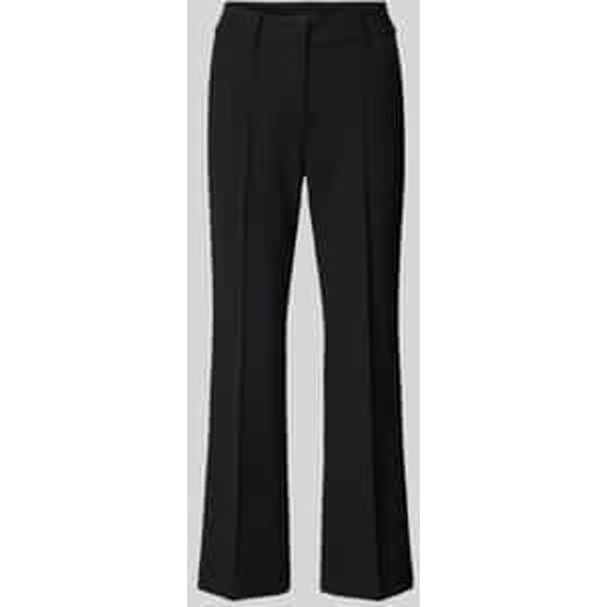 Flared fit stoffen broek met viscose Model 'Farah'