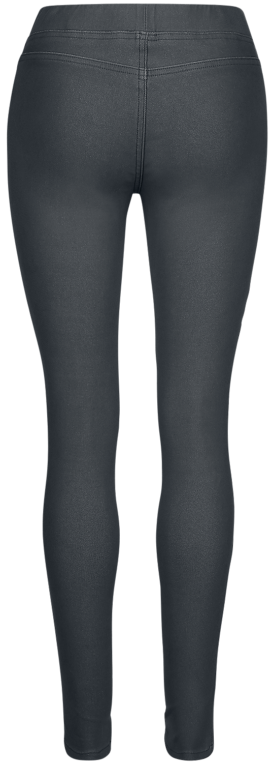 R.E.D. Rock-Engineered Design Zwarte legging in biker-look - Dames - M