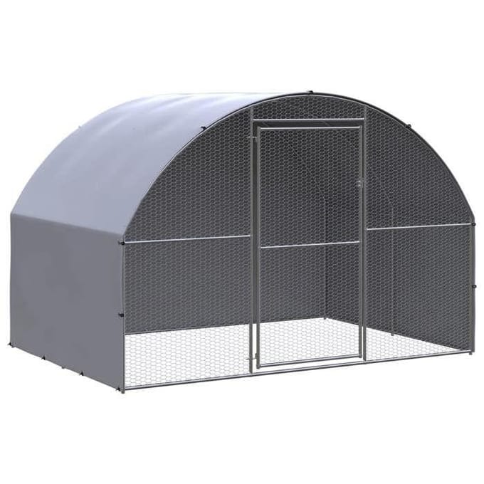 Maison Exclusive - Poulailler d'extérieur 3x2x2 m Acier galvanisé