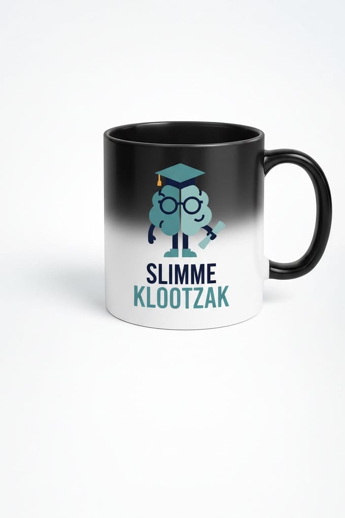 Slimme Klootzak Magic Mug - Verrassende Mok met Warmte-Effect