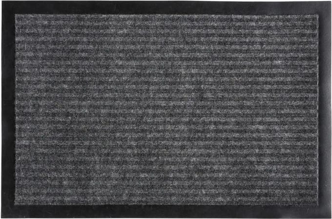 5Five Deurmat - donkergrijs - droogloopmat - 60 x 40 cm - Inloopmatten voor binnen