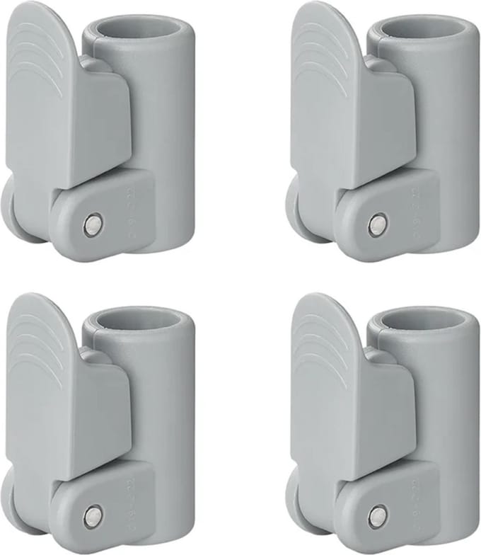 ProPlus Buisklemmen voor tentstokken - 19-22 mm - Powergrip snelsluiting - 4 stuks