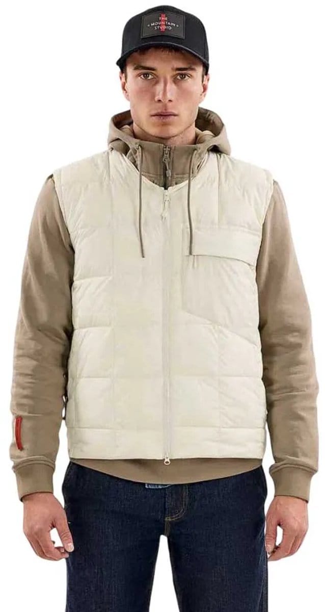 The Mountain Studio Ultralight Down Vest Beige L Man