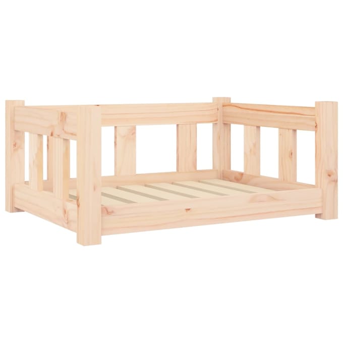 vidaXL - Hondenmand - 65,5x50,5x28 - cm - massief - grenenhout