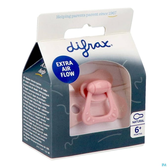 Difrax Fopspeen Special Edition Natural Pink Opal 6m+ 1