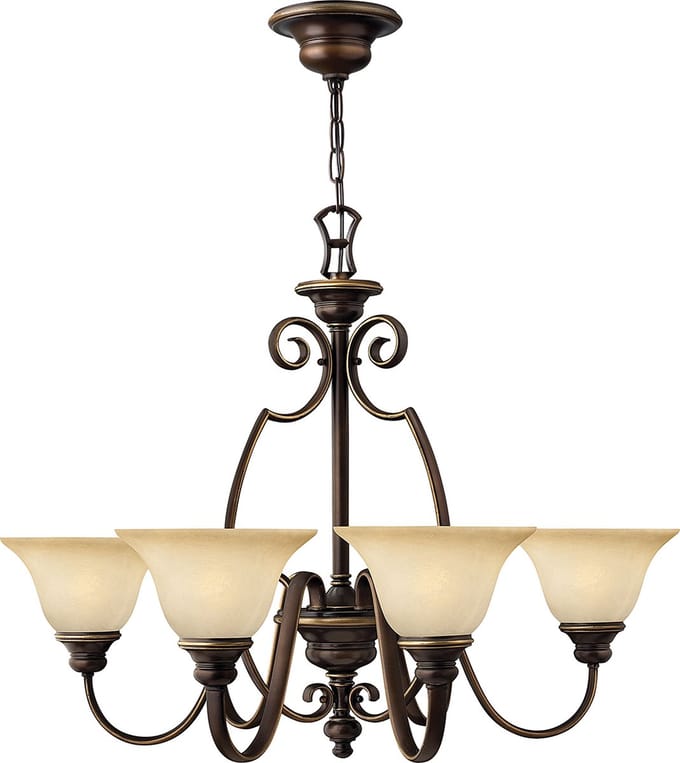 Moderne Kroonluchter - Steady Lighting - Metaal - Modern - E27 - L: 66cm - Voor Binnen - Woonkamer - Eetkamer - Blauw